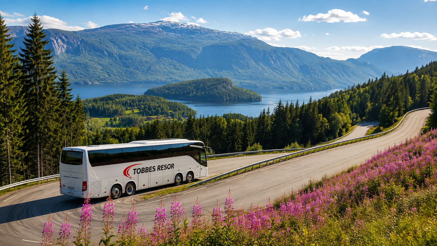 GENOM VACKRA NORGE MOT L�RESKOG